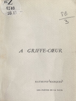 cover image of À griffe-cœur